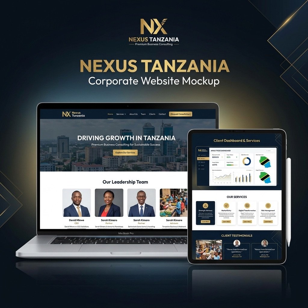 Nexus Tanzania consulting website